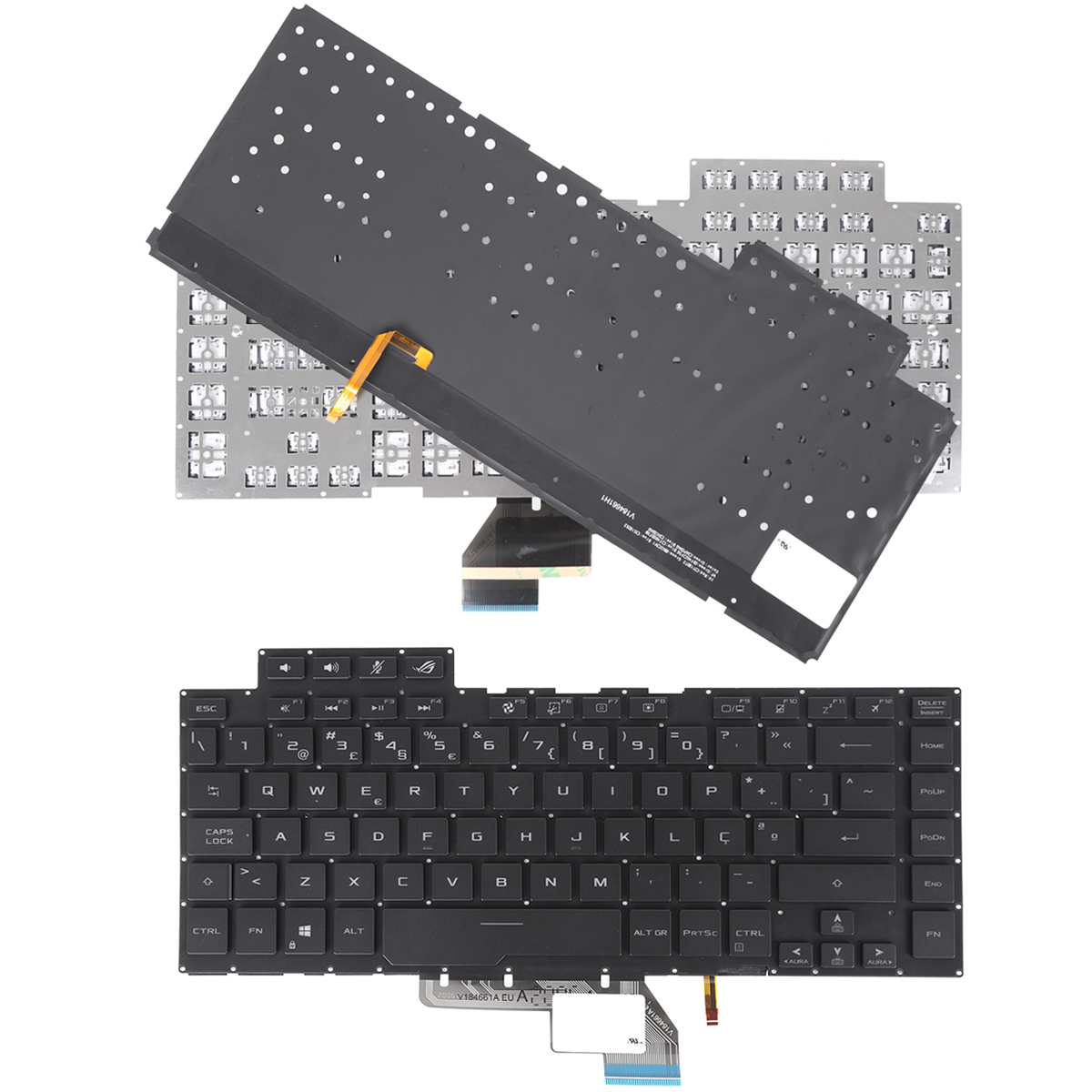 Picture of New Replacement Laptop Keyboard For ASUS ROG ZEPHYRUS GU502 GU502G GU502GU GU502GV BLACK (With Backlit Board,Small Enter, win8) ? PO Layout